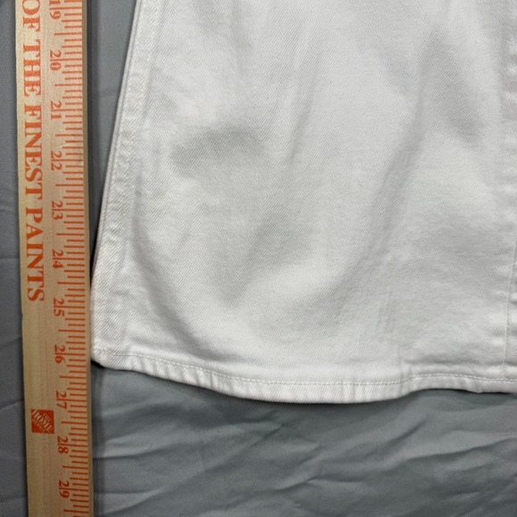 Polo Ralph Lauren White The Sharona Crop Flare Leg Jeans Men's 30R Boho Classic - Picture 7 of 16